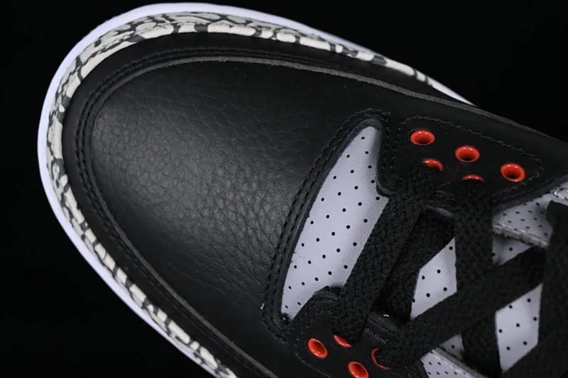 All categories Air Jordan Jordan series basketball shoes Air Jordan 3 pure original Air Jordan 3 Retro Black Cement (2018) AJ3 Joe 3 replica black cement 854262-001